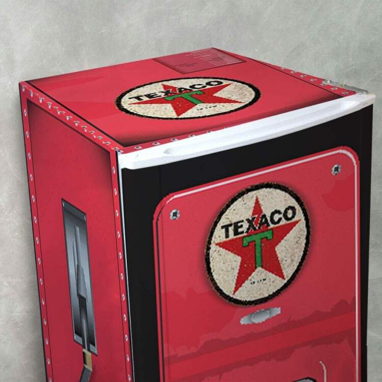 Envelopamento de Geladeira Texaco Posto de Gasolina