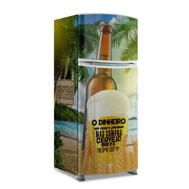 Envelopamento de Geladeira O Dinheiro No Compra Felicidade