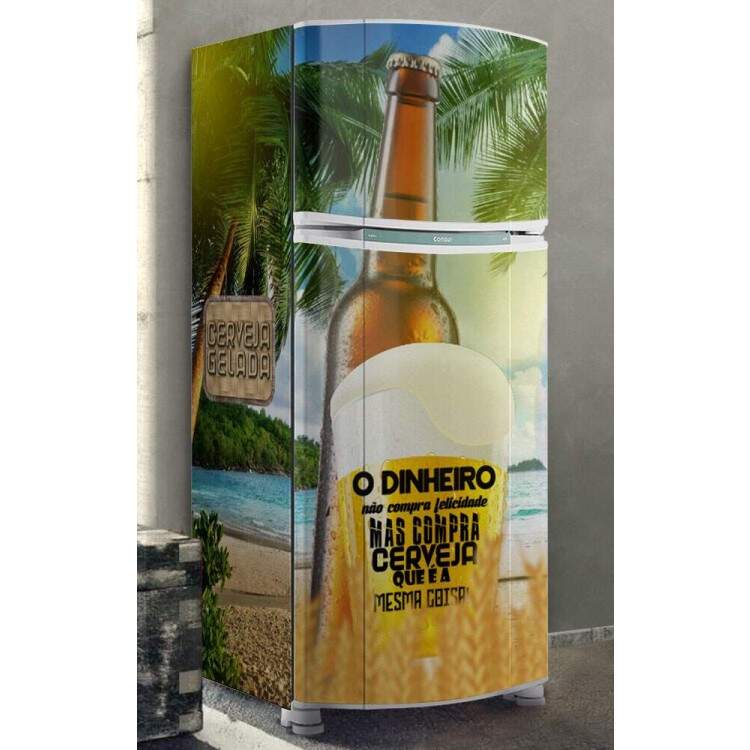 Envelopamento de Geladeira O Dinheiro No Compra Felicidade