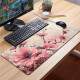 Mouse Pad 70x30cm Floral Delicado Rosa
