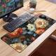 Mouse Pad 70x30cm Floral Pe�nias Coloridas