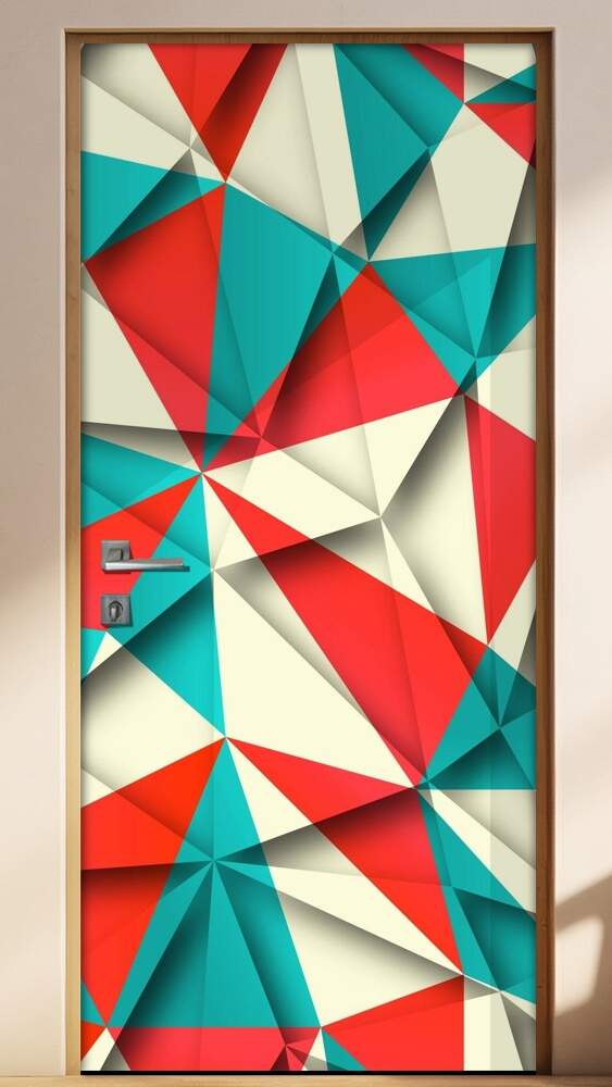 Adesivo Para Porta Abstrato 1