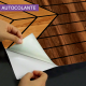 Adesivo de Porta Madeira Listrada Geom�trica