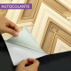 Adesivo de Porta Madeira Formatos Tri�ngulares
