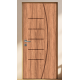 Adesivo de Porta Madeira com Detalhes de Linhas