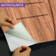 Adesivo de Porta Madeira com Detalhes de Linhas