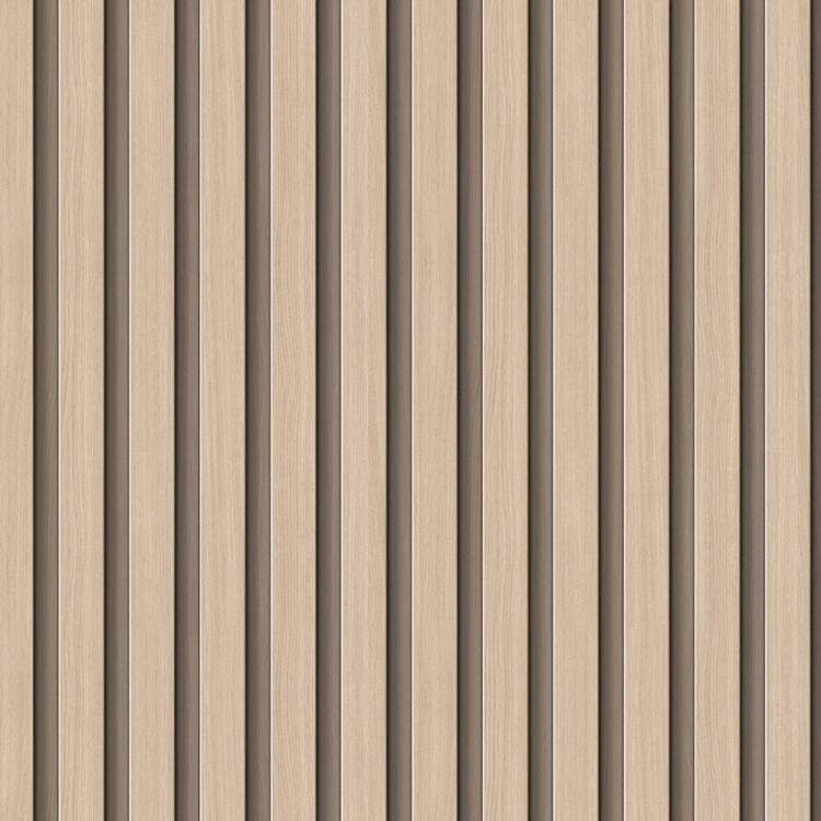 Papel de Parede Estilo Madeira Ripada Minimalista