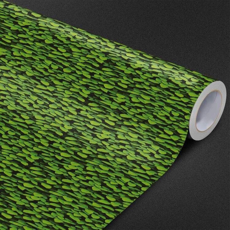 Papel de Parede Efeito Folhas de Jardim