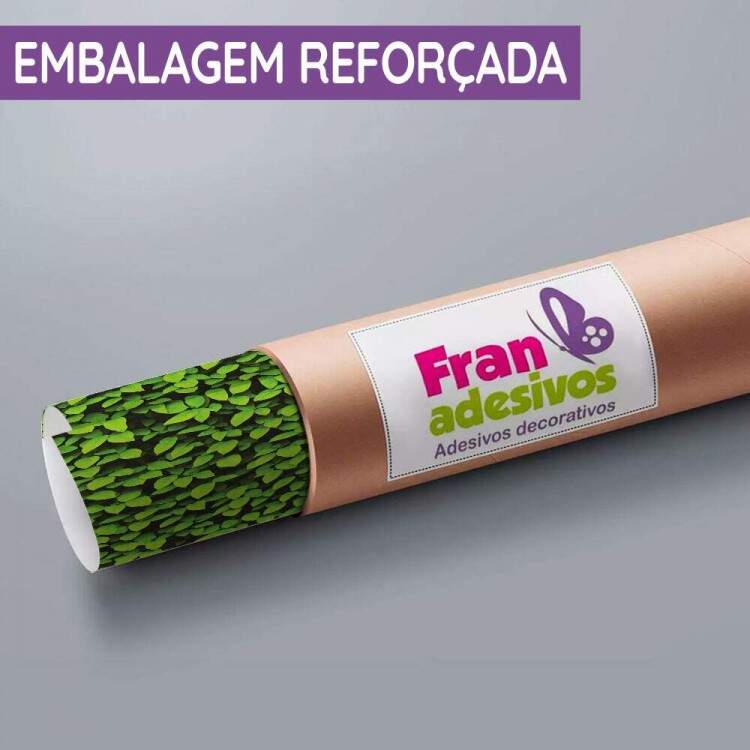 Papel de Parede Efeito Folhas de Jardim