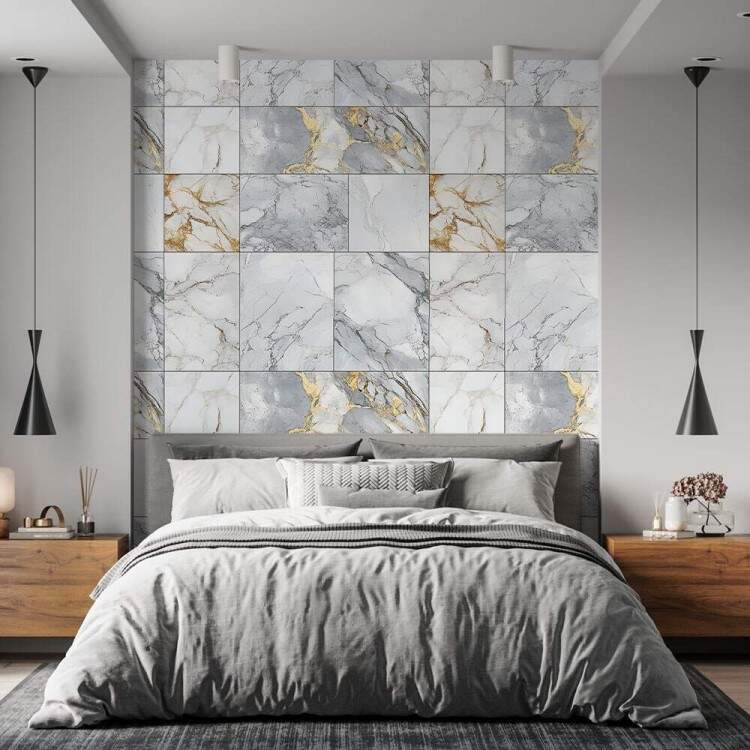 Papel de Parede Blocos de Pedras em Mrmore