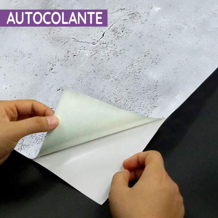 Papel de Parede Cimento Queimado Claro