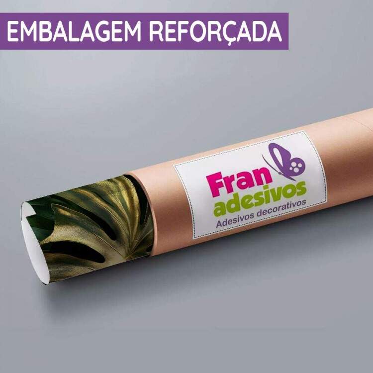 Papel de Parede Floral Folhas Monstera com Tons de Marrom