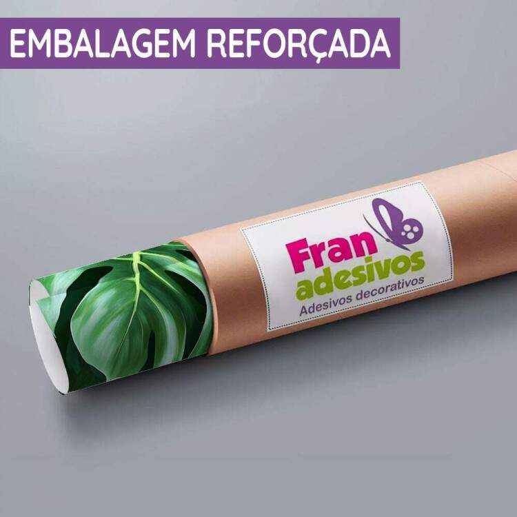 Papel de Parede Floral Folhas Monstera com Fundo Escuro