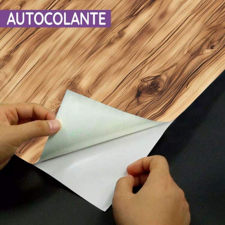 Papel de Parede Estilo Madeira Realista