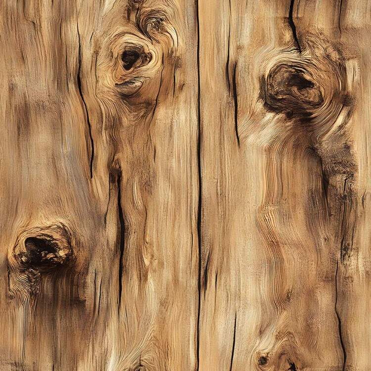 Papel de Parede Madeira Realista com Detalhes