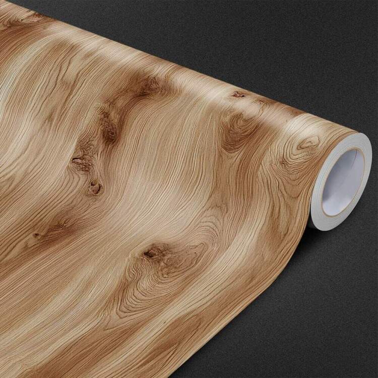 Papel de Parede Madeira Manchada Realista