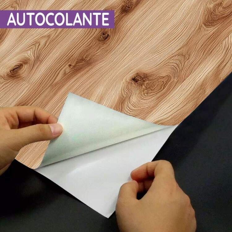 Papel de Parede Madeira Manchada Realista