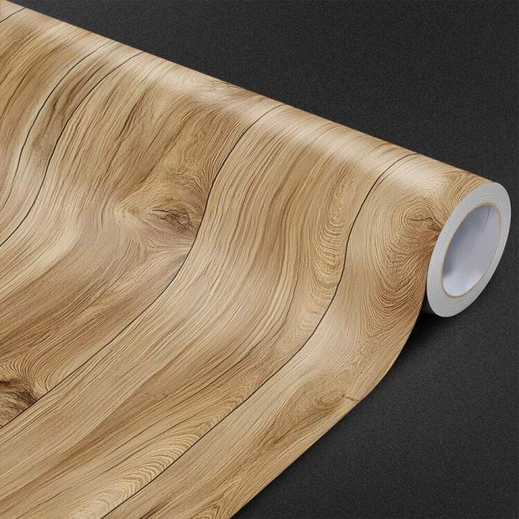 Papel de Parede Madeira Marrom Realista