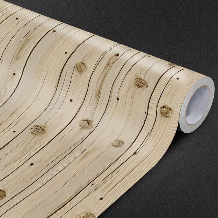 Papel de Parede Madeira Ripada Realista