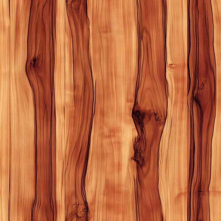 Papel de Parede Madeira Ripada Avermelhada