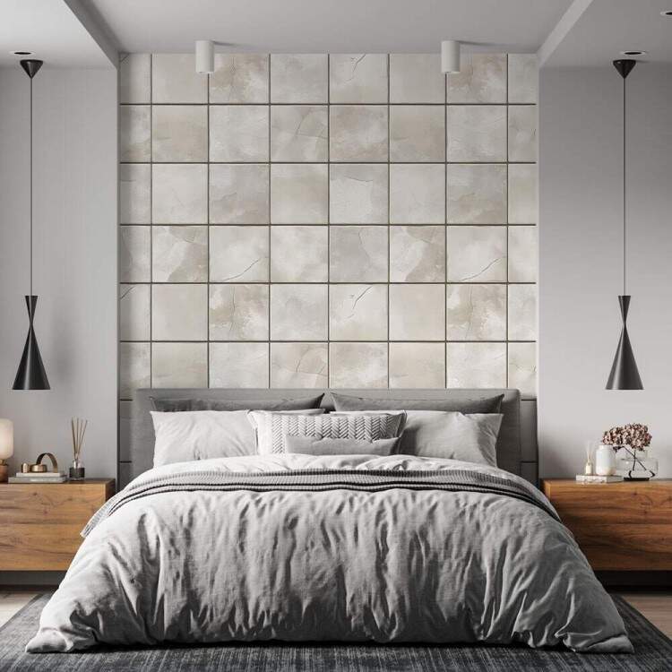 Papel de Parede Azulejo de Mrmore