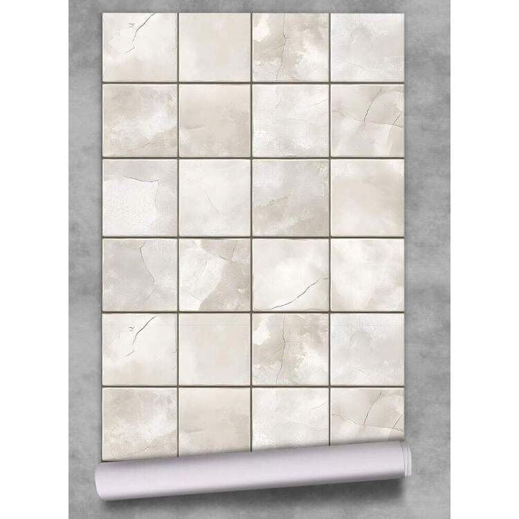 Papel de Parede Azulejo de Mrmore