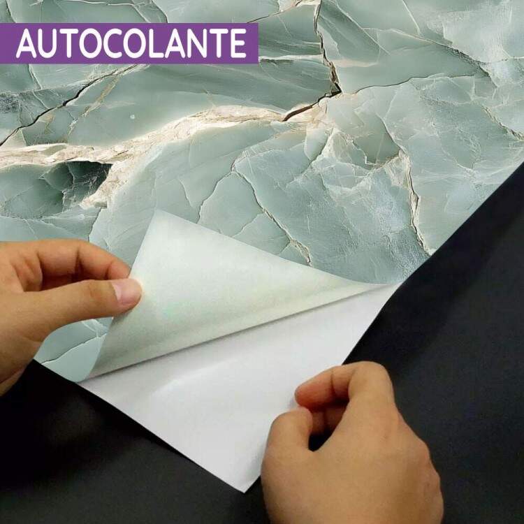 Papel de Parede Estilo Mrmore Tom de Verde