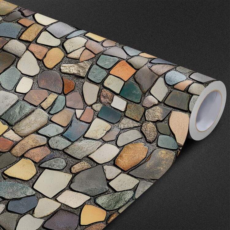 Papel de Parede Pedras Coloridas