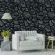 Papel de Parede Pedras Pretas