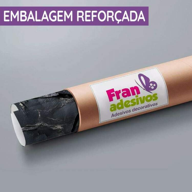 Papel de Parede Estilo Textura de Pedra Preta