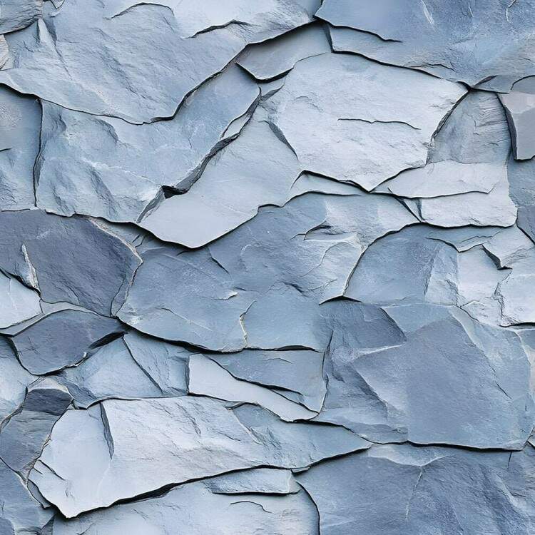 Papel de Parede Pedra Estilo Rocha Azul