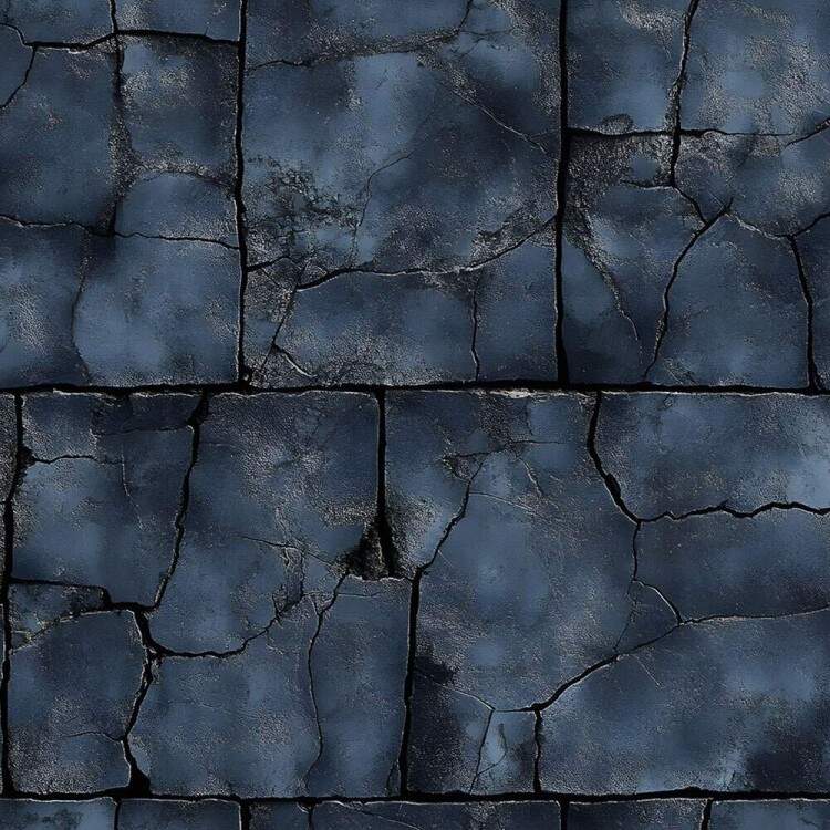 Papel de Parede Pedra Azul Escura