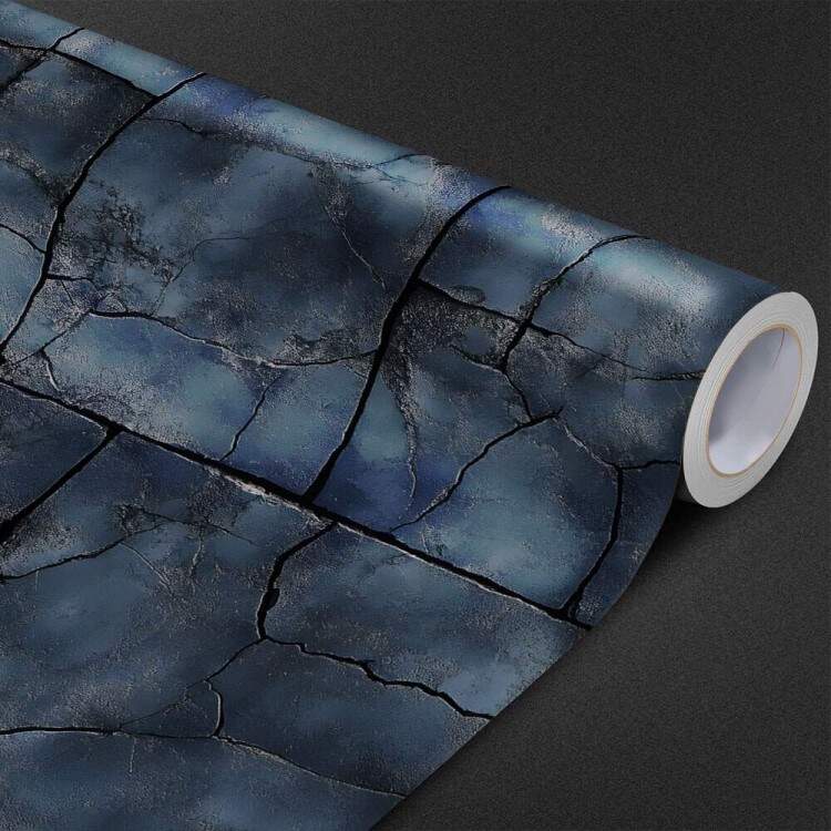 Papel de Parede Pedra Azul Escura
