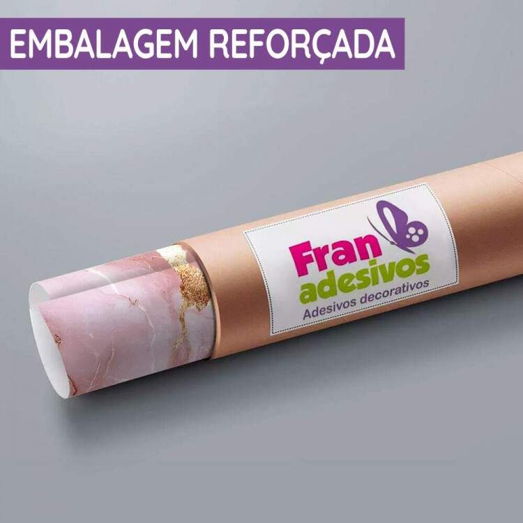 Papel de Parede Pedra Mrmore Rosa com Dourado