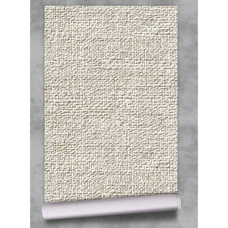 Papel de Parede Textura de Linho Bege