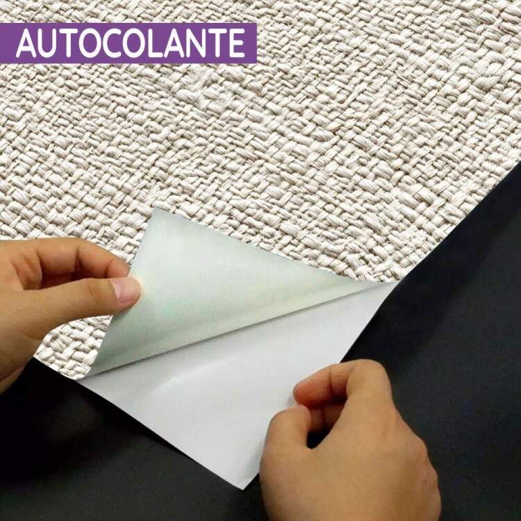 Papel de Parede Textura de Linho Bege