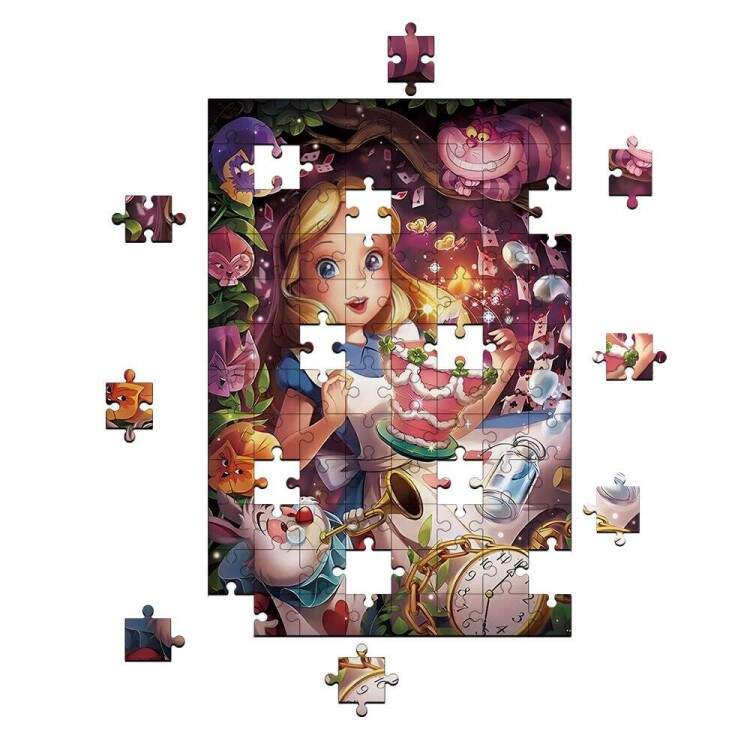 Quebra-Cabea Infantil Alice no Pas das Maravilhas 20x30cm
