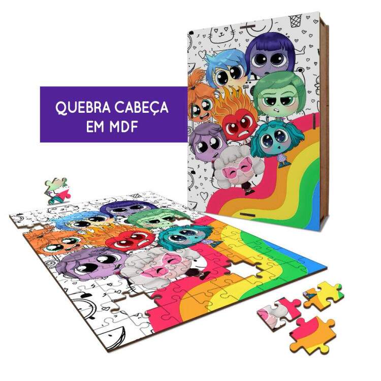 Quebra-Cabea Desenho Divertidamente 20x30cm