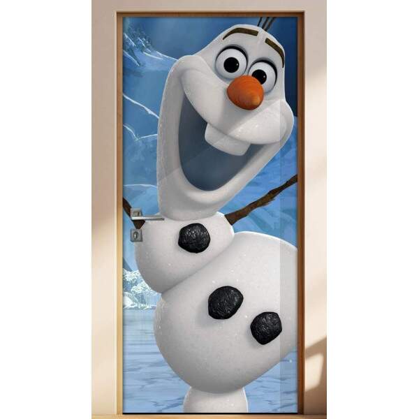Adesivo para Porta Frozen Boneco de Neve Olaf