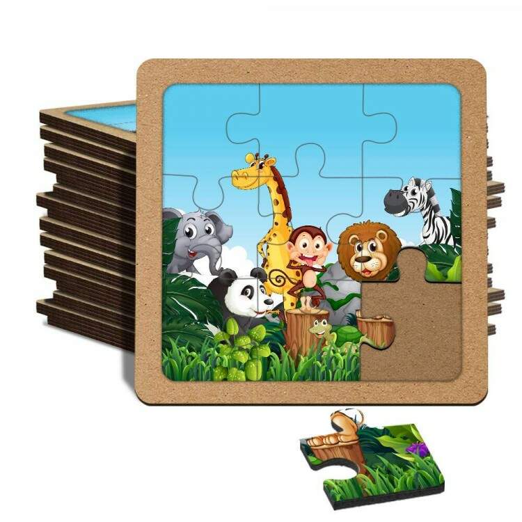 Quebra Cabea Kids Animais Safari