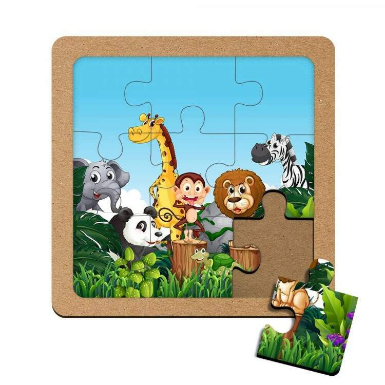 Quebra Cabea Kids Animais Safari