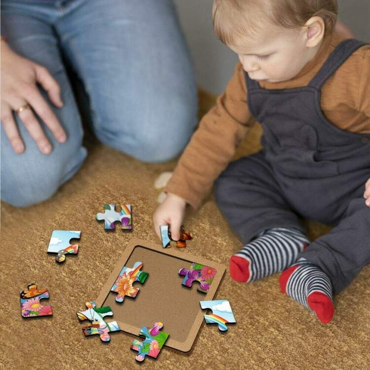 Quebra Cabea Kids Borboleta e Arco-ris
