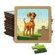 Quebra Cabe�a Kids Cachorro no Campo