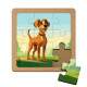 Quebra Cabe�a Kids Cachorro no Campo