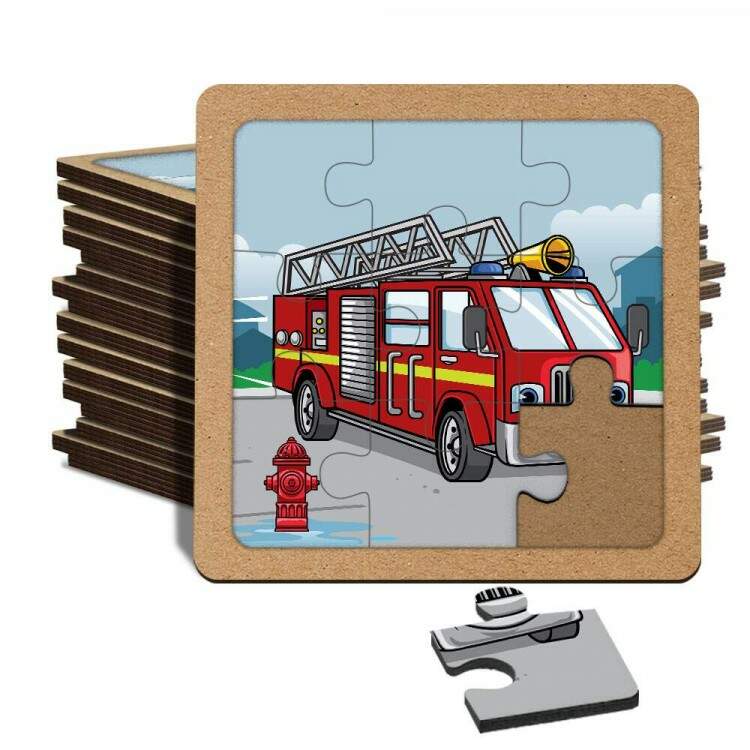 Quebra Cabea Kids Caminho de Bombeiros