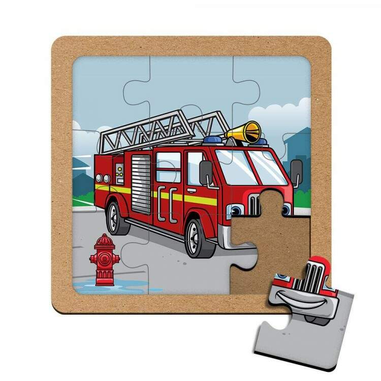 Quebra Cabea Kids Caminho de Bombeiros