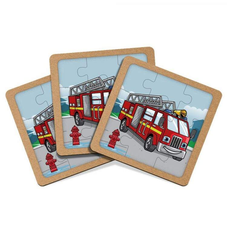 Quebra Cabea Kids Caminho de Bombeiros