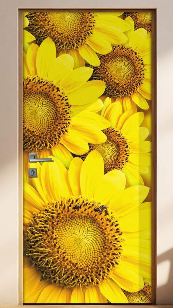 Adesivo para Porta Florais de Girass�is