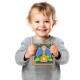 Quebra Cabe�a Kids Girafa Fundo Azul