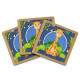 Quebra Cabe�a Kids Girafa Fundo Azul